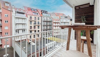 Prachtig gerenoveerd 3-SLK appartement op de zeedijk van het Zoute