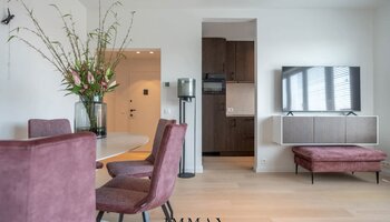 Gerenoveerd 2SLK-appartement met een open zicht