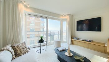 Prachtig 2-SLK appartement aan het Rubensplein met zeezicht