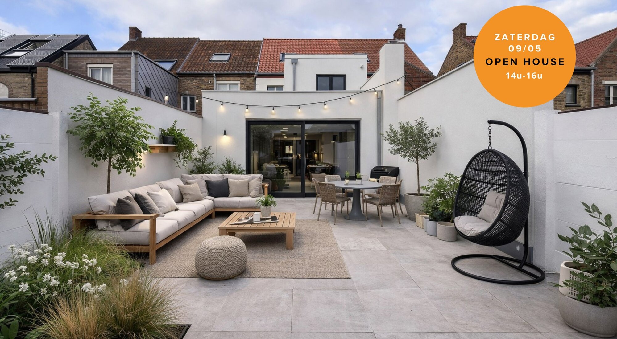 Recent gerenoveerde woning met 3 slaapkamers en zonnige tuin