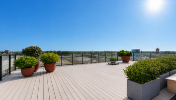 Appartement de standing avec une grande terrasse situé dans le quartier Oosteroever