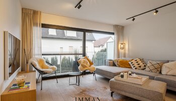 Appartement 2 pièces rénové avec goût dans une résidence de standing, à proximité du Casino et du lac de Zegem