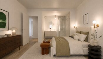 Appartement rénové de 3 chambres avec vue marina