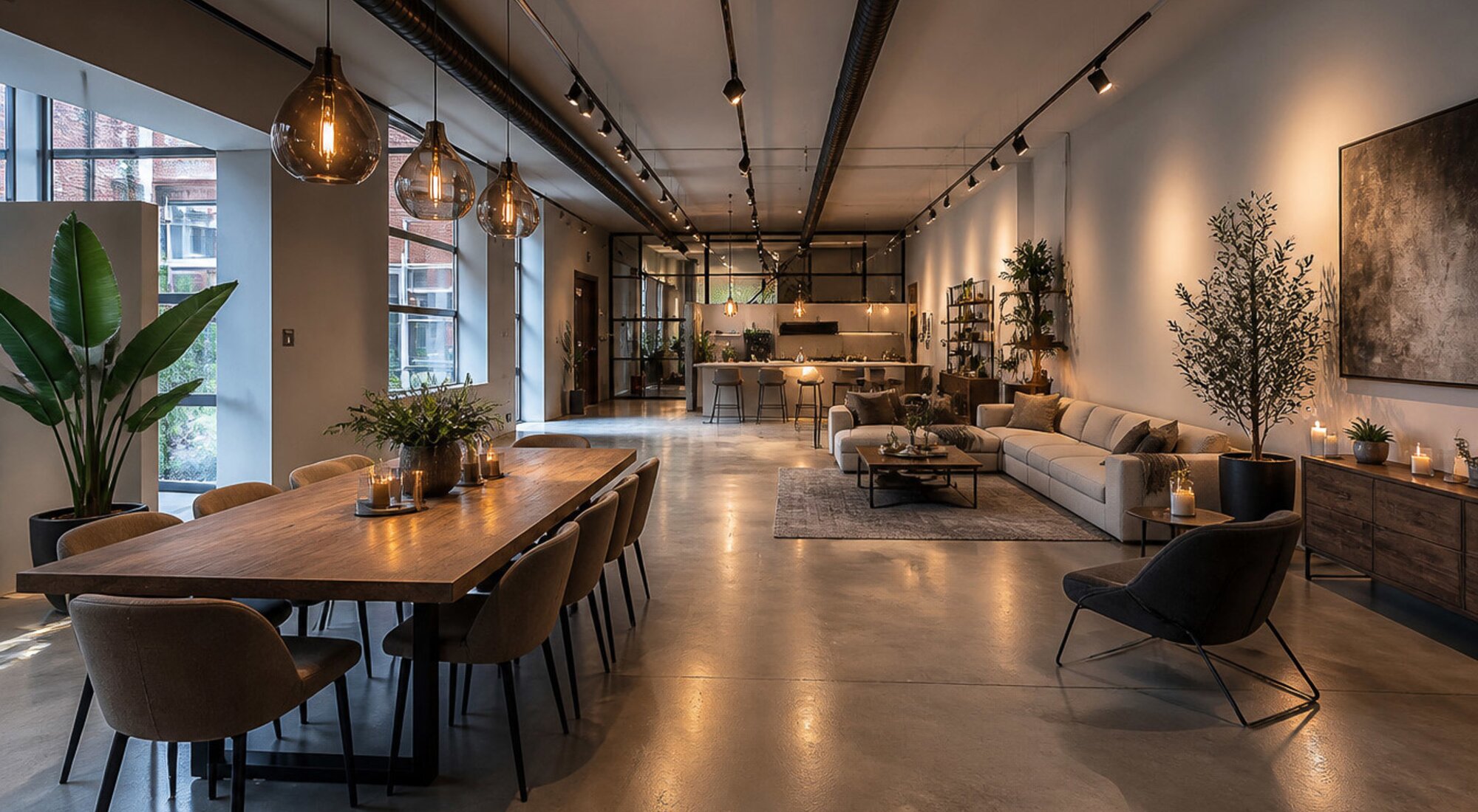Loft résidentiel exclusif avec de vastes espaces de vie