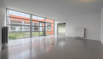 Exclusieve woonloft met royale leefruimtes en zicht op patio