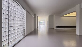 Exclusieve woonloft met royale leefruimtes en zicht op patio