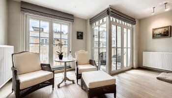 Ruim 3-SLK appartement met zuidgerichte terrassen gelegen in de Zoutelaan