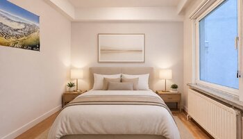 Ruim 3-SLK appartement met prachtig open zicht nabij het Rubensplein en de zee
