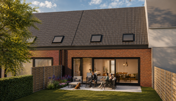 Spacieuse maison neuve avec garage intégré et jardin ensoleillé