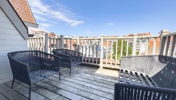 Exclusieve villa-penthouse van +-300m² aan het Albertstrand