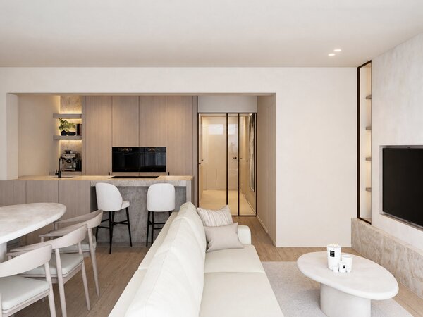 Luxueus gerenoveerd 3SLK-appartement gelegen op de Lippenslaan