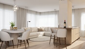 Luxueus gerenoveerd hoekappartement met 3SLK nabij het Albertstrand