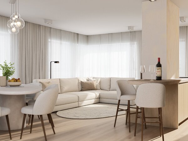 Luxueus gerenoveerd hoekappartement met 3SLK nabij het Albertstrand