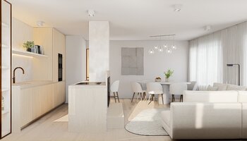 Luxueus gerenoveerd hoekappartement met 3SLK nabij het Albertstrand