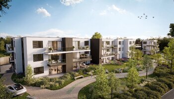 Gelijkvloers appartement met 2 slaapkamers