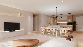 Uniek penthouse met 3 slaapkamers 