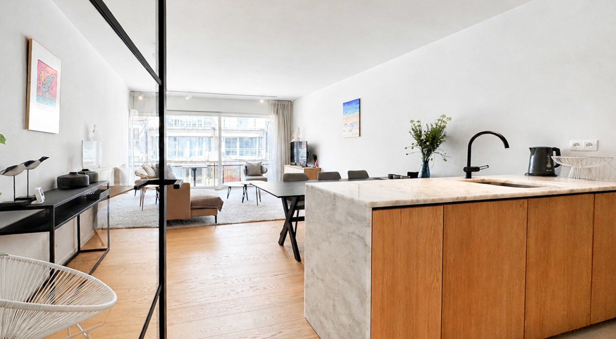Joli appartement de 2 pièces situé à proximité du lac Zegemeer et de la Lippenslaan 