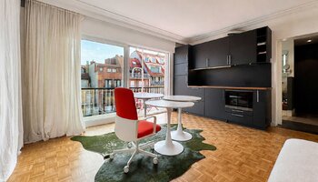 Centraal gelegen appartement met 1-SLK nabij de Zoutelaan, Dumortierlaan en de Lippenslaan