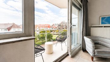 Aangenaam appartement met 1SLK, terrassen en open zicht nabij het Rubensplein