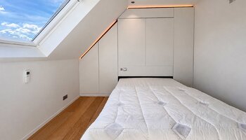 Appartement en duplex unique, avec ascenseur privé et grandes terrasses, situé près de la place Rubens