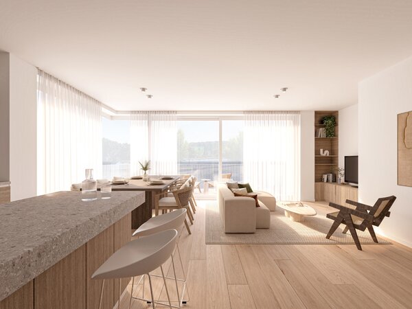 Lichtrijk 2-slaapkamerappartement met terras