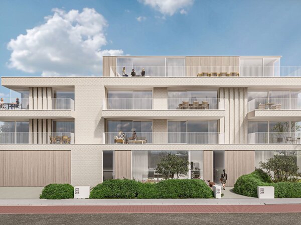 Ruim 2-slaapkamerappartement met bureau en terras