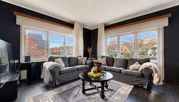 Appartement met 3SLK, groot terras en open zicht nabij het Albertstrand