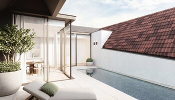Résidence de prestige avec piscine en centre-ville