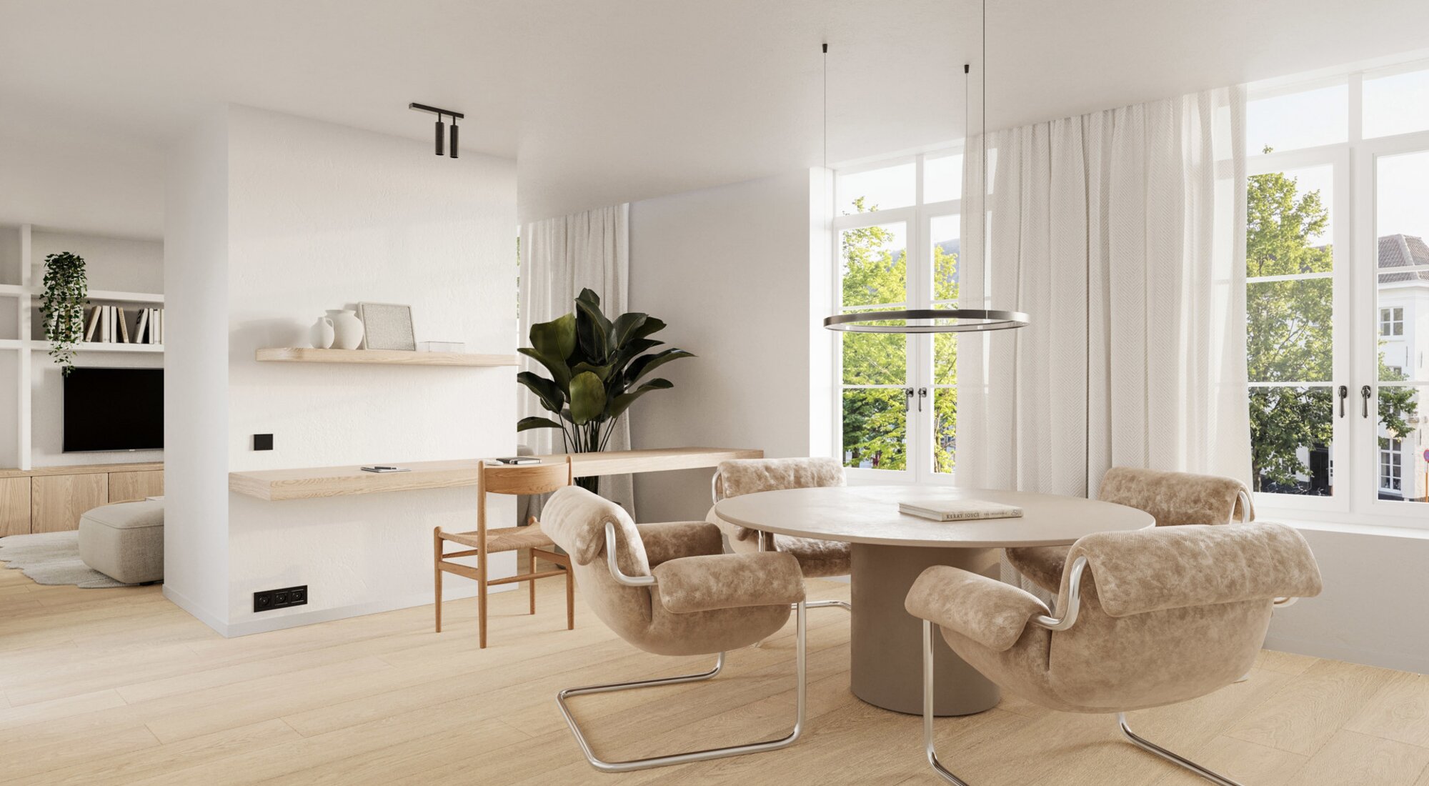 Appartement en duplex haut de gamme avec terrasse ensoleillée