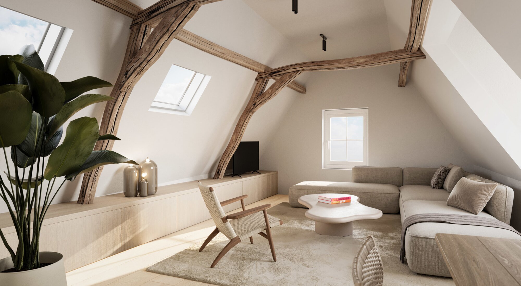 Luxueus dakappartement met authentieke charme