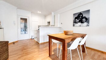 Aangenaam 2SLK -appartement op een topligging nabij de zee, het Van Bunnenplein en de Dumortierlaan
