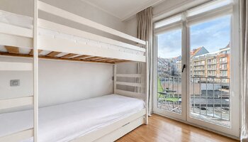 Aangenaam 2SLK -appartement op een topligging nabij de zee, het Van Bunnenplein en de Dumortierlaan