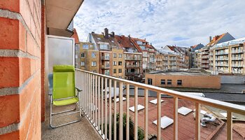 Aangenaam 2SLK -appartement op een topligging nabij de zee, het Van Bunnenplein en de Dumortierlaan