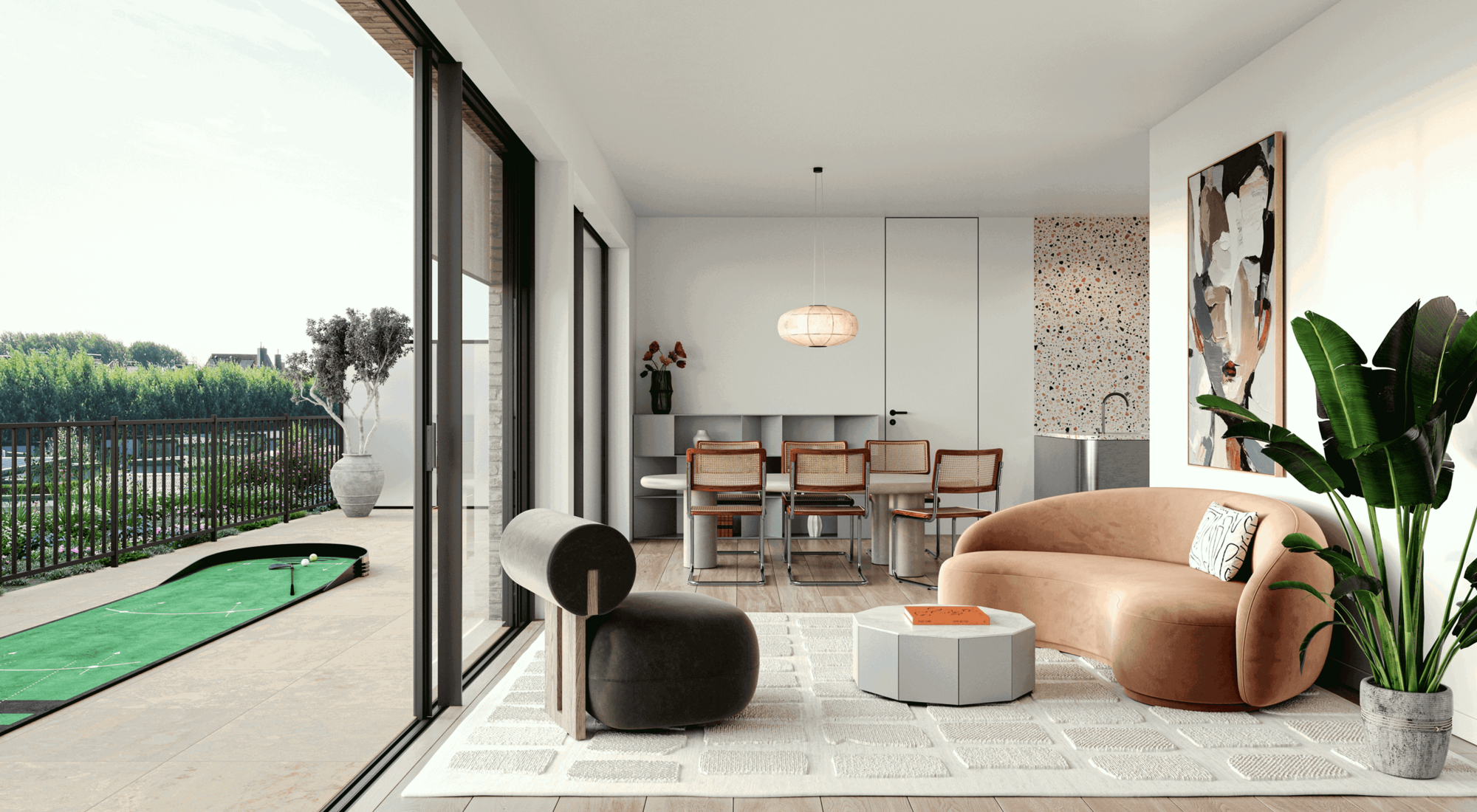 The View I 10 exclusieve nieuwbouwappartementen en 13 garageboxen centraal gelegen bij de Natiënlaan