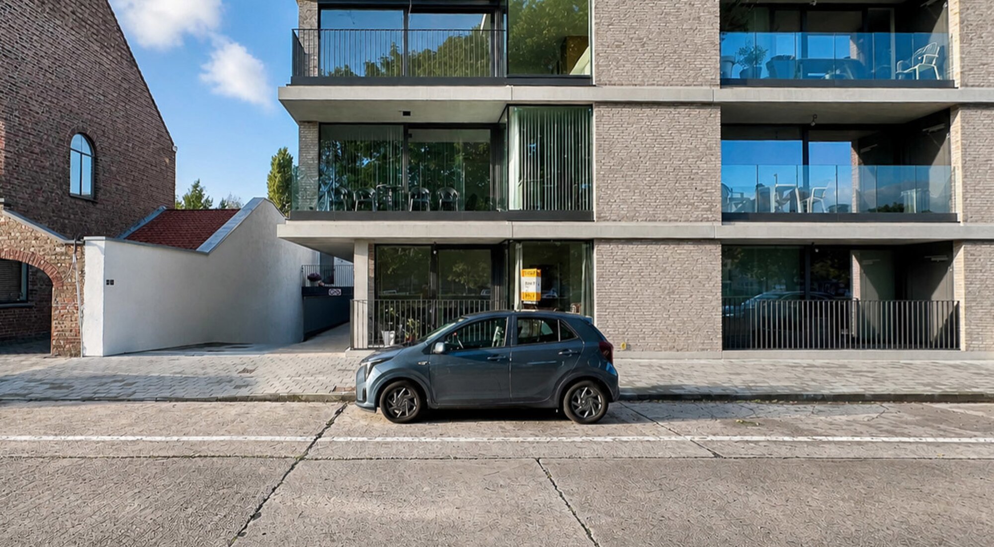 Gelijkvloers appartement met gezellig terras 