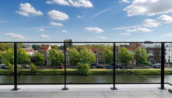 Penthouse met 2 slaapkamers en terrassen in nieuwbouwresidentie