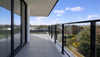 Penthouse met 2 slaapkamers en terrassen in nieuwbouwresidentie