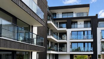 Penthouse met 2 slaapkamers en terrassen in nieuwbouwresidentie