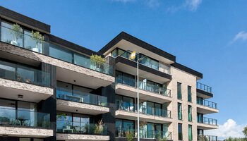 Penthouse met 2 slaapkamers en terrassen in nieuwbouwresidentie