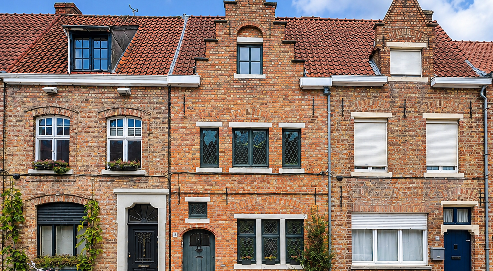 Authentieke Brugse woning met 3 slaapkamers en zonnige tuin