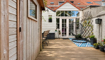 Authentieke Brugse woning met 3 slaapkamers en zonnige tuin
