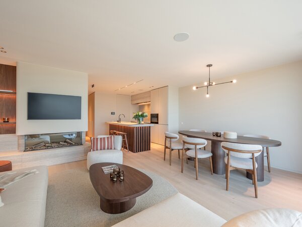 Appartement luxueux de 3 chambres avec vue panoramique sur la mer dans le quartier du Zoute