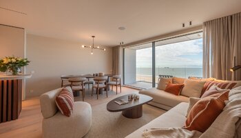 Appartement luxueux de 3 chambres avec vue panoramique sur la mer dans le quartier du Zoute
